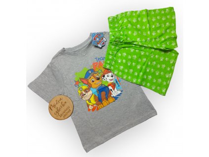 Paw Patrol letné pyžamo sivé
