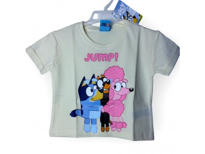 Bluey crop top pre deti žltý