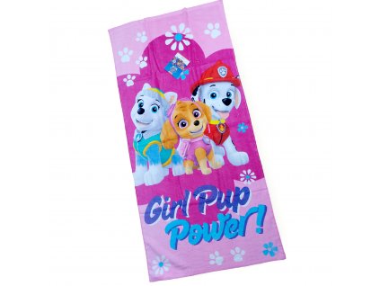 Paw Patrol detská rýchloschnúca osuška ružová