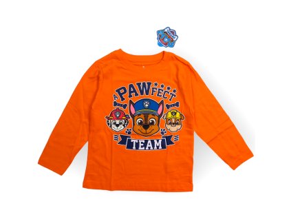 Tričko Paw Patrol chlapčenské oranžové