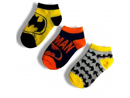 Batman chlapčenské ponožky 3 páry žlté