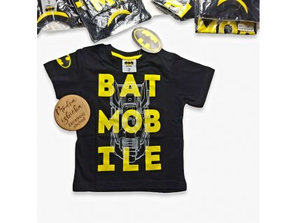 Batman letné tričko čierne
