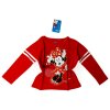Minnie tričko s dlhým rukávom červené
