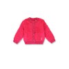 Dievčenský huňatý svetrík ružový