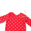 Dievčenské tričko červené s bodkami ADAMOVI
