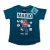 super mario tričko modrá izbička