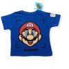 super mario tričko modrá izbička