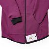 Softshellová detská bunda fialová