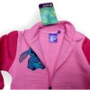Stitch dievčenská tepláková súprava na zips tmavo ružové tepláky