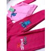 Stitch dievčenská tepláková súprava na zips tmavo ružové tepláky