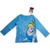 Popoluška dievčenské tričko s dlhým rukávom modré