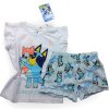 Dievčenské pyžamo Bluey letné modré