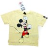 Mickey Mouse detské tričko letné chlapčenské žlté