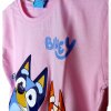 Bluey crop top pre deti ružový