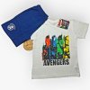 avengers letne pyzamo modra izbicka