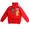 Paw Patrol mikina na zips pre chlapcov červená