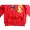 Paw Patrol mikina na zips pre chlapcov červená