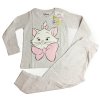 Mačka Marie dievčenské pyžamo sivé