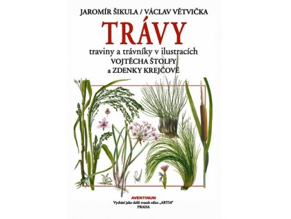 Trávy, traviny a trávníky v ilustracích Vojtěcha Štolfy a Zdenky Krejčové