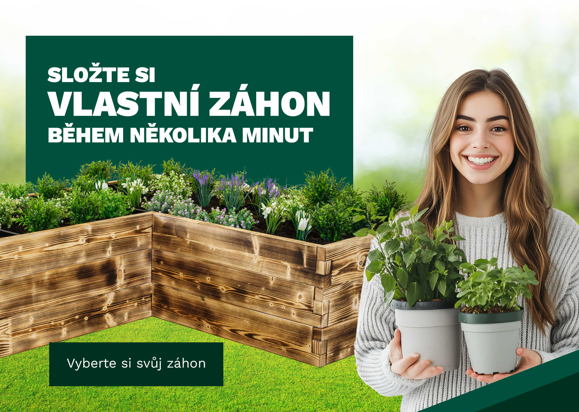 Banner - proklik do rozcestníku s vyvýšenými záhony