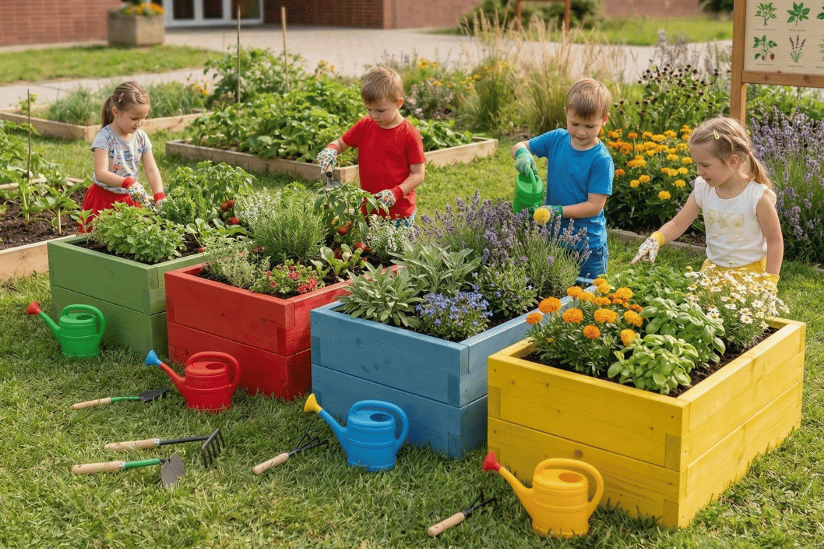 Ukázka záhonu ve škole 3
