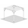 Pergola modulární systém PROFI_01  Povrchová úprava: zinek nebo černá RAL 9005