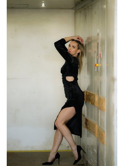 Šaty s kamínky LOWE