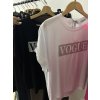 Triko s třpytivým potiskem VOGUE