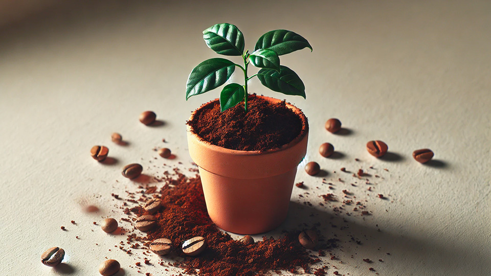 Využití kávové sedliny