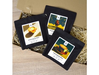Degustační set Espresso Blend 3x250g