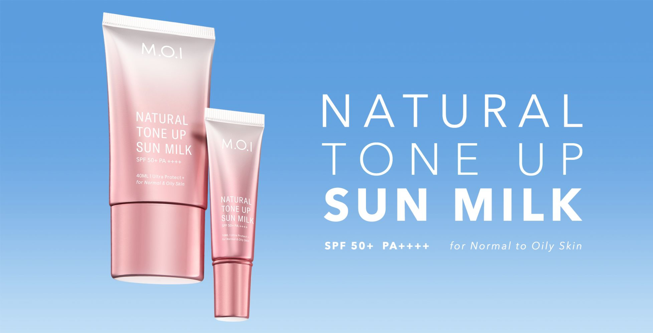 M.O.I Natural Tone Up Sun Milk