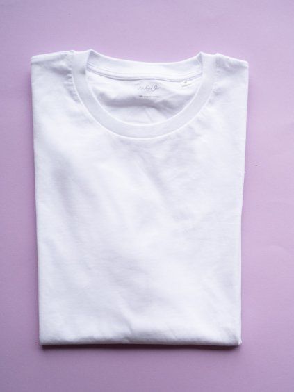Bílé pánské tričko