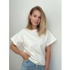 Bílé tričko zkrácený střih