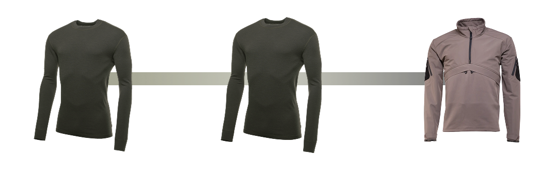 Merino Moira Layering Green