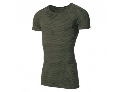 men´s T-shirt, short sleeves - khaki green (Velikost XL-XXL)