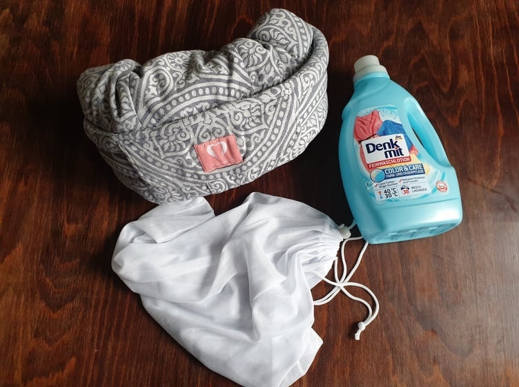 Praní a údržba nosítka Moisha Grow, Toddler a HuGo