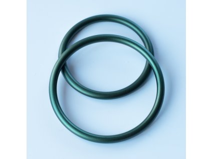 Ring sling krouzky tmave zelene