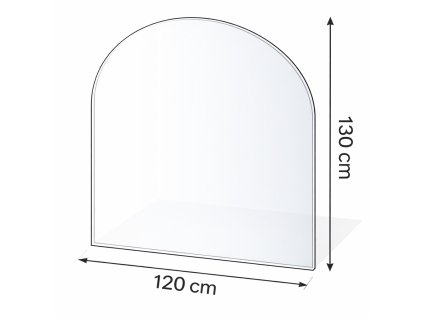 120x130 půloblouk