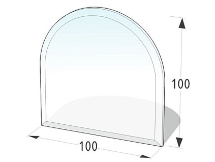 100x100 půl oblouk