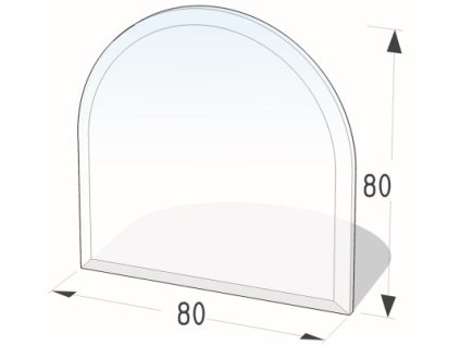 80x80 půloblouk