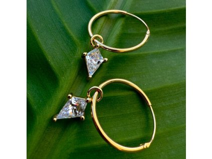 Auré Moissanite Hoops