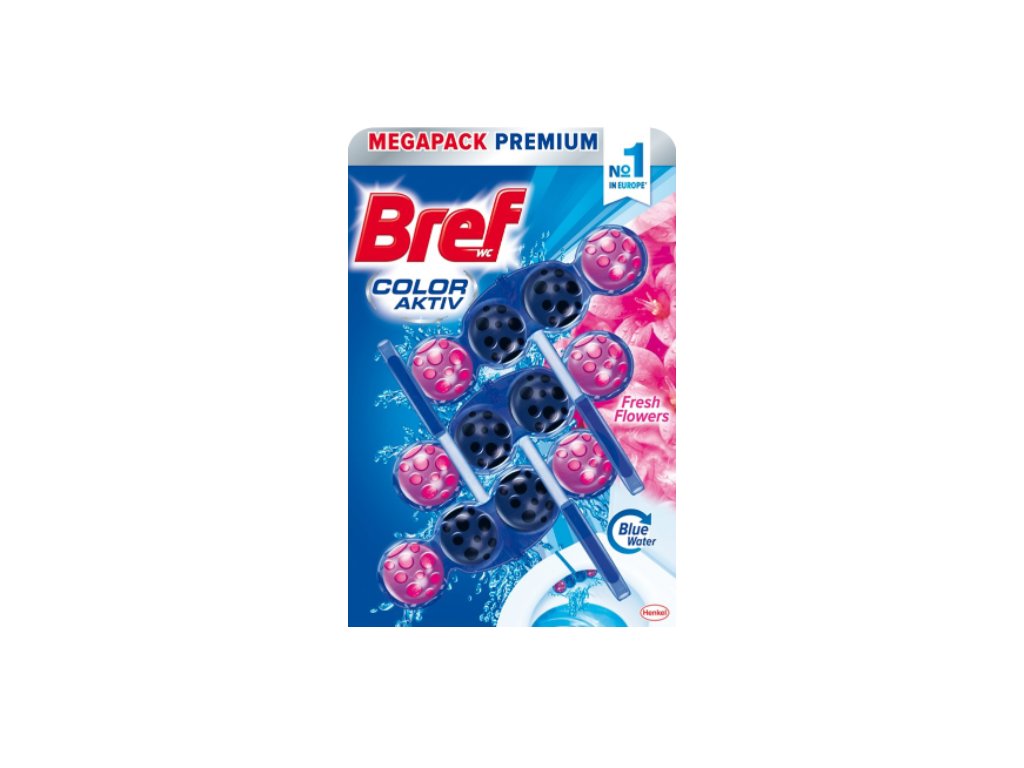BREF Blue Aktiv 3x50g - Flowers