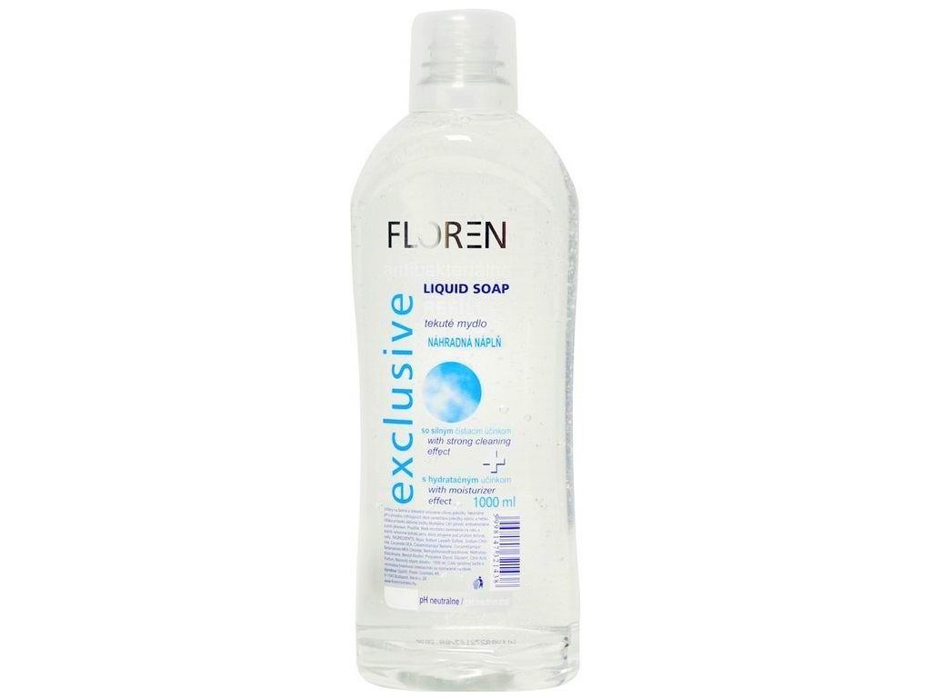 Floren 1l -  tekuté mydlo s obsahom alkoholu
