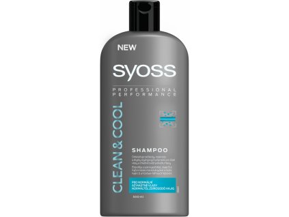 Syoss Men Clean & Cool šampón 500 ml