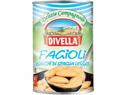 Divella Fagioli Bianchi di Spagna Lessati 400g