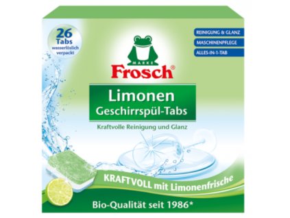 Frosch tabletky do umývačky 26ks Citrón