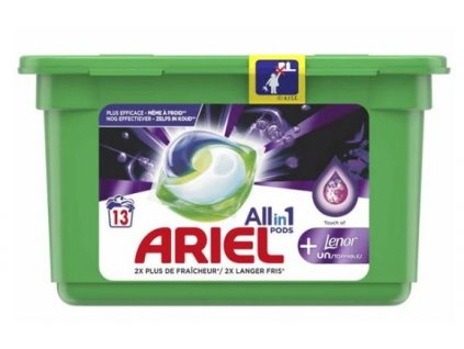 Ariel gélové kapsule na pranie, Touch of Lenor, 13ks