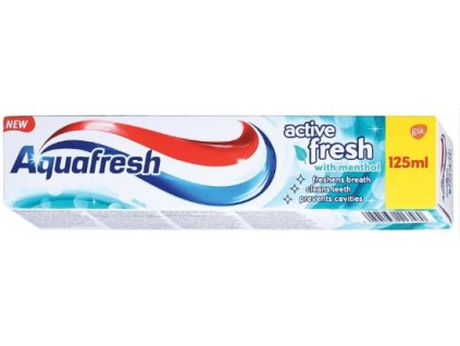 Aquafresh Active Fresh with Menthol 125ml