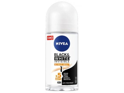 NIVEA deo rollon 50ml Black & White Ultimate Impact