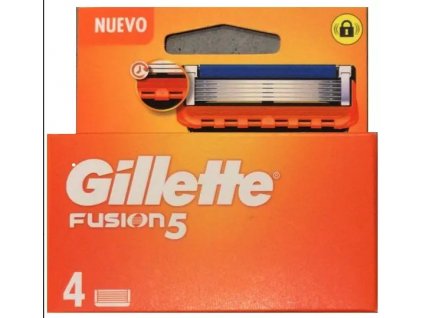Gillette náhrady Fusion5 4ks NEW